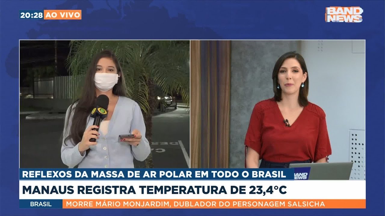 Manaus registra temperatura de 23,4°C