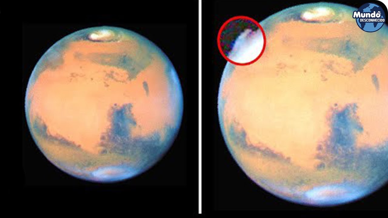 O telescópio espacial Hubble detectou este objeto misterioso que apareceu acima de Marte!
