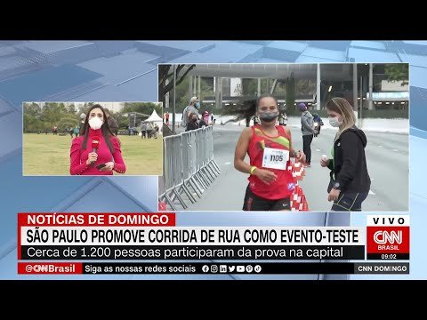 São Paulo promove corrida de rua como evento-teste | CNN Domingo