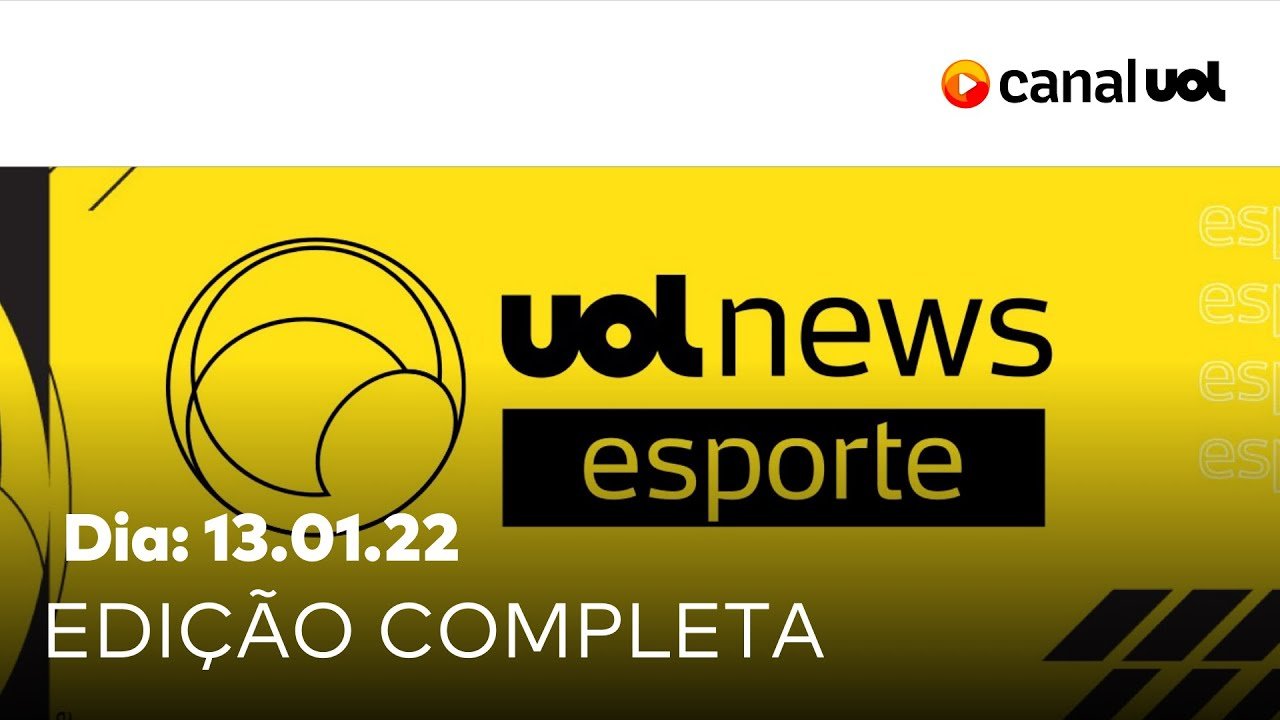 Mercado da Bola e mais notícias no UOL News Esporte ao vivo (13/01/2022)