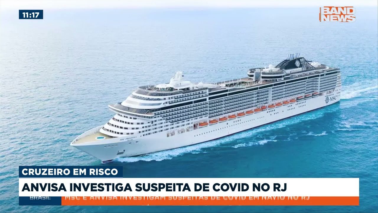 Operadora de cruzeiros MSC identificou casos de suspeitos de Coronavírus no navio MSC Preziosa
