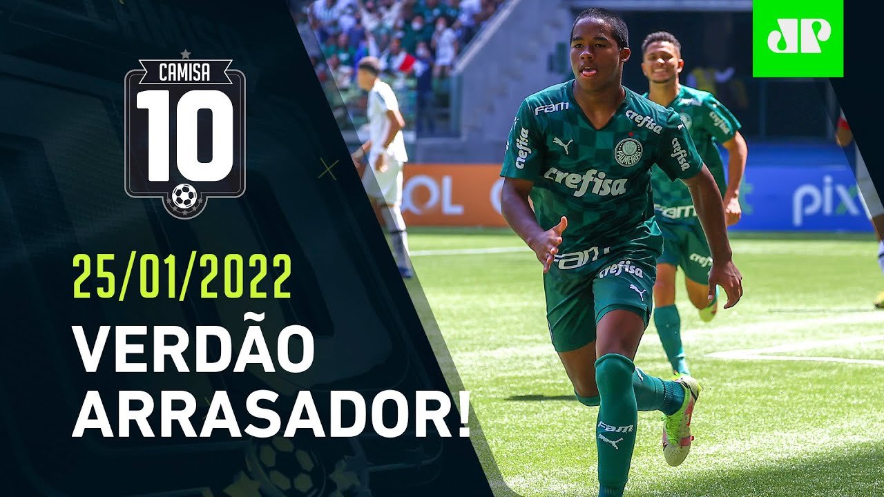 Palmeiras ATROPELA o Santos e é CAMPEÃO da Copinha pela 1ª VEZ! | CAMISA 10 – 25/01/22