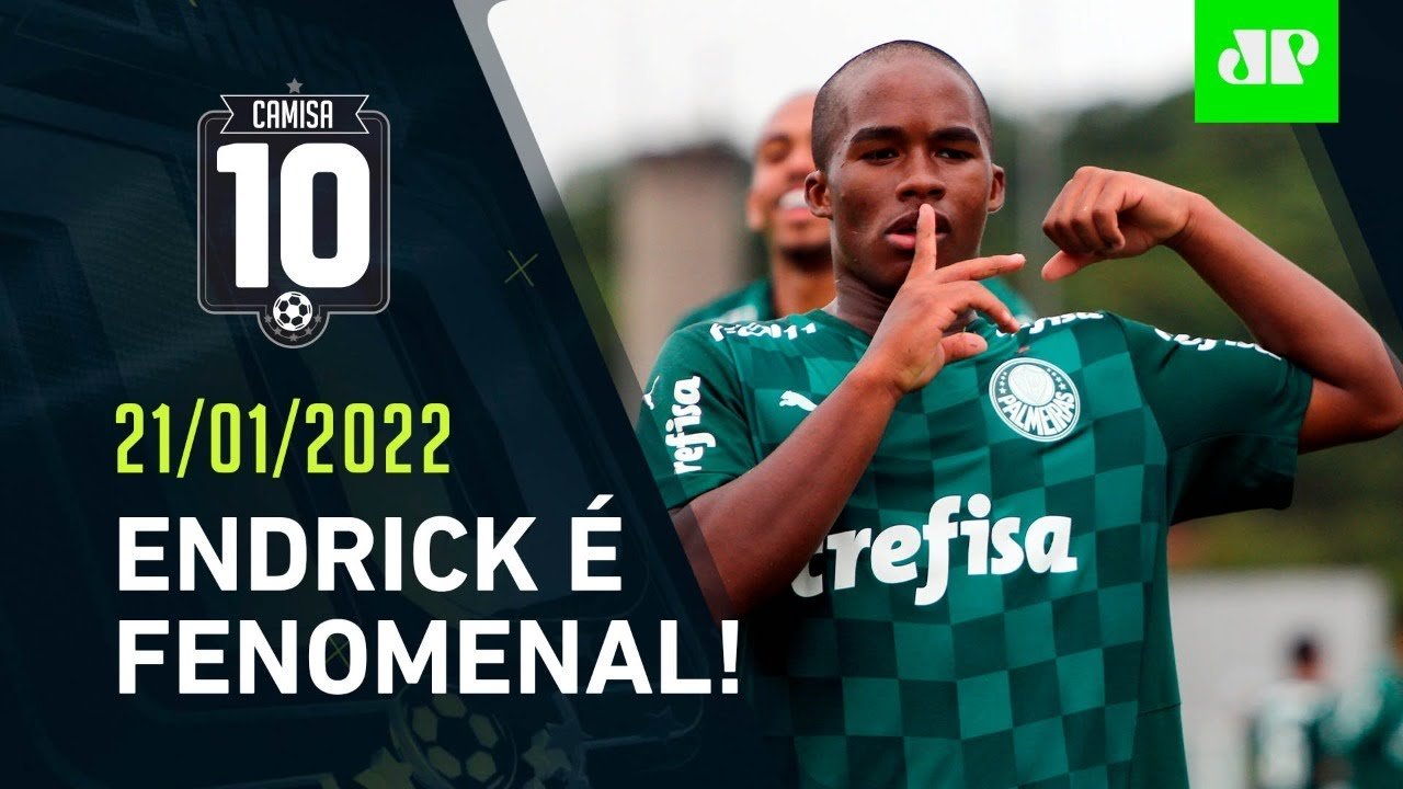 VAI PRO MUNDIAL? Endrick IMPRESSIONA na Copinha e ROUBA A CENA no Palmeiras! | CAMISA 10 – 21/01/22