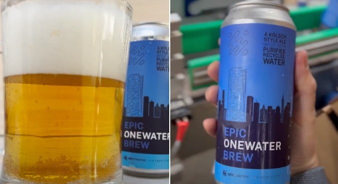 Cerveja feita com água reciclada de apartamentos não está sendo comercializada 